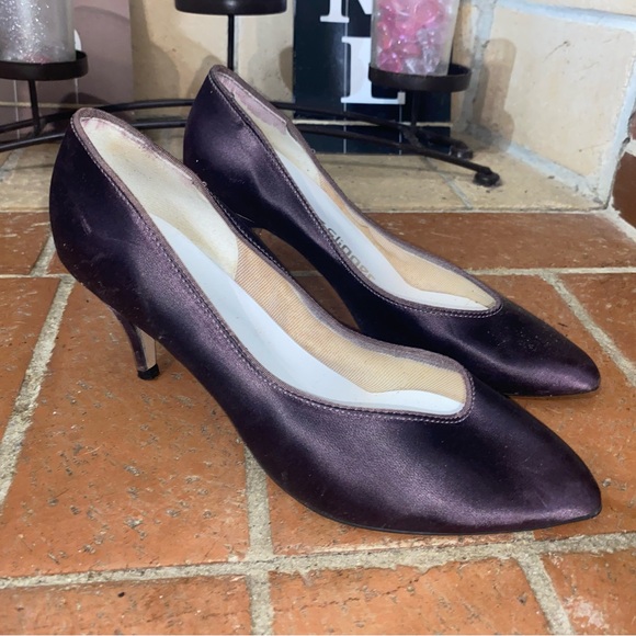 silver slipper Shoes - Women’s heels
